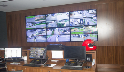 Sala de monitoramento Olho Vivo de São Gotardo